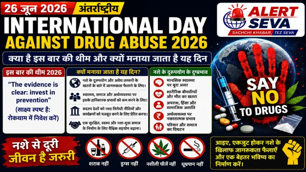 International Day Against Drug Abuse 2026: क्या है इस बार की थीम और क्यों मनाया जाता है यह दिन?