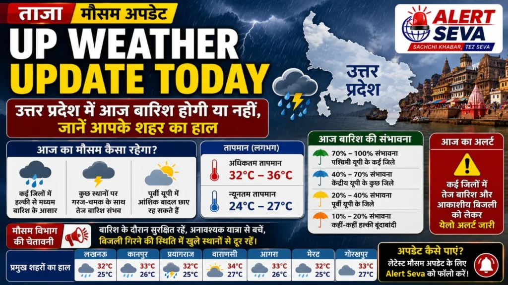UP Weather Update Today 30 June: उत्तर प्रदेश में आज बारिश होगी या नहीं, जानें आपके शहर का हाल